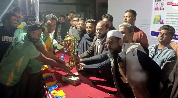 সেনবাগে জিয়াউর রহমান ক্রিকেট টুর্নামেন্টের ফাইনাল খেলা 