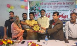 মেডিক্যালে ভর্তি পরীক্ষায় উত্তীর্ণ হওয়ায় সেনবাগে কৃতি শিক্ষার্থীকে সংবর্ধনা