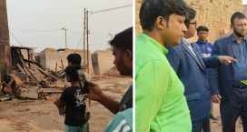 সেনবাগে অবৈধ ইটভাটার চিমনী ভেঙে অকেজো ও জরিমানা
