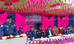জনগণের সম্মেলিত সহযোগিতায় সন্ত্রাস নির্মূল সম্ভব – এসপি ফারুক