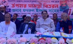 কোম্পানীগঞ্জে খালেদা জিয়া ও তারেক রহমানের পক্ষ থেকে শীতবস্ত্র বিতরণ