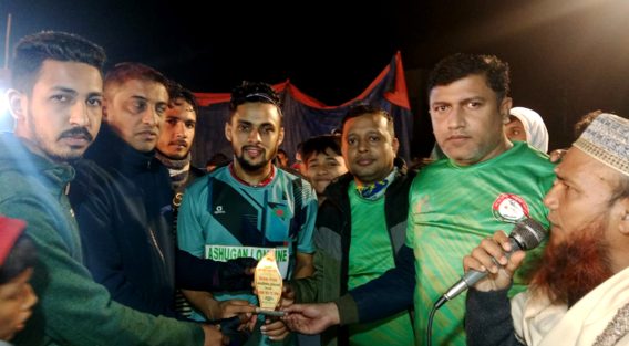 রামগঞ্জে ব্যাডমিন্টন টুনামেন্টের লামচর টাইগার্স ক্লাবের জয়
