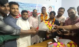 ঢাকাস্থ কোম্পানীগঞ্জ ফোরামের দুই নেতাকে সংবর্ধনা