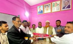 জিয়ামঞ্চের নবগঠিত আহ্বায়ক কমিটিকে ইউনিয়ন বিএনপির ফুলেল শুভেচ্ছা