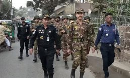 অপারেশন ডেভিল হান্ট নোয়াখালী ও ফেণীর আংশিক অংশে যৌথ বাহিনী টহল