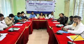 সুবর্ণচরে ফ্লাশ ফ্লাড আর্লি রিকোভারি প্রকল্প অবহিতকর সভা
