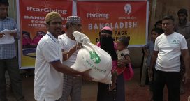 সেনবাগে অসহায় দুঃস্থদের ইফতার সামগ্রী বিতরণ