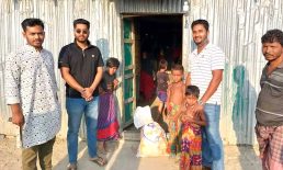 সুবর্ণচরে অসহায় পরিবারের পাশে ইউনিয়ন ছাত্রদল