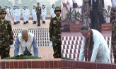 জাতীয় স্মৃতিসৌধে রাষ্ট্রপতি ও প্রধান উপদেষ্টার শ্রদ্ধা