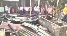 সেনবাগে অগ্নিকান্ডে বসতঘর পুড়ে ছাঁই, ১৫ লাখ টাকার ক্ষয়ক্ষতি