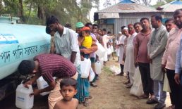 সুবর্ণচরে জনস্বাস্থ্য অধিদপ্তরের ভ্রাম্যমান পানি সরবরাহ