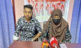 ধর্ষণ মামলা তুলে নিতে হুমকির অভিযোগে সংবাদ সম্মেলন