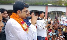 চাটখিলে যুবদল নেতাকে সংবর্ধনা