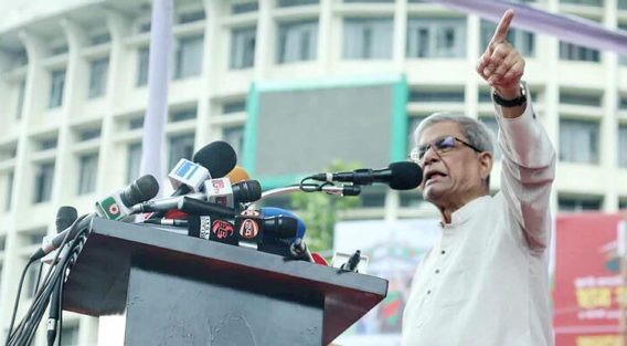 হাসিনাকে এ দেশে রাজনীতি করার সুযোগ দেব না: মির্জা ফখরুল