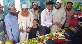 সেনবাগে আল জাহিদ ইসলামী মাদ্রাসায় ফল উৎসব