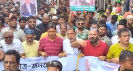 গণঅভ্যুত্থান দিবসে বৃষ্টিভেজা উৎসব কোম্পানীগঞ্জে বিএনপির বিজয় র‍্যালি ও সমাবেশ