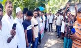 সদর পশ্চিমাঞ্চলে অস্থায়ী পুলিশ ক্যাম্প স্থাপনের দাবিতে বিক্ষোভ