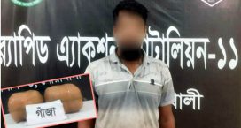 বেগমগঞ্জে র‍্যাবের অভিযানে গাঁজাসহ একাধিক মামলার আসামি গ্রেফতার