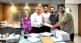 নোয়াখালীর রেল উন্নয়নের দাবিতে রেলপথ মন্ত্রণালয়ে স্মারকলিপি প্রদান