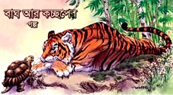 বাঘ আর চালাক কচ্ছপের শিক্ষনীয় গল্প