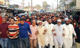 চাটখিল পৌর বিএনপির আহবায়ক মোস্তফা কামালকে লাঞ্ছিতের প্রতিবাদে বিক্ষোভ মিছিল