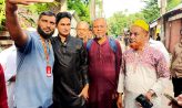 সেনবাগের দক্ষিন নলুয়া এবাদত খানা মসজিদে অনুদান দিলেন ইউটিউবার রাজু খান