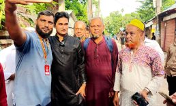 সেনবাগের দক্ষিন নলুয়া এবাদত খানা মসজিদে অনুদান দিলেন ইউটিউবার রাজু খান