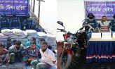 হাতিয়া ও ভোলা কোস্ট গার্ডের পৃথক অভিযানে ১২জন আটক
