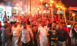 নোয়াখালী-৫ আসনে বিএনপির প্রার্থী পরিবর্তনের দাবিতে টানা বিক্ষোভ ও মশাল মিছিল