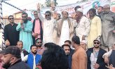 নোয়াখালী-২ আসনে বিএনপির প্রার্থী পরিবর্তনের দাবিতে কাজী মফিজুর ও  মান্নানের ঐক্য সমাবেশ