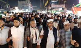 ত্রয়োদশ জাতীয় সংসদ নির্বাচনের তফসিল ঘোষণায় জামায়াতের আদন্দ মিছিল