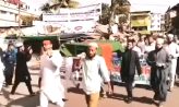 ইনকিলাব মঞ্চের ওসমান হাদির হত্যার প্রতিবাদে সেনবাগে কফিন মিছিল