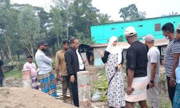 সোনাইমুড়ীতে অবৈধ নির্মাণ ও সড়ক দখলমুক্ত করতে অভিযান