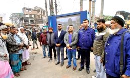 দাগনভূঞায় ‘ভোটের গাড়ি’র প্রচারণা শুরু