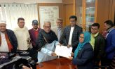 সেনবাগে মনোনয়ন পত্র জমা দিলেন বিএনপির প্রার্থী জয়নুল আবদিন ফারুক