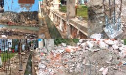 নোয়াখালী সরকারি কলেজের মূল গেইট ও সীমানা প্রাচীর নির্মাণে ব্যাপক অনিয়ম