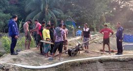 অশ্বদিয়ায় অবৈধভাবে বালু উত্তোলনের সময় ৪ টি ড্রেজার মেশিন জব্দ