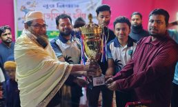 কোম্পানীগঞ্জে নূর নিবাস ব্যাডমিন্টন লীগ এর ফাইনাল খেলা