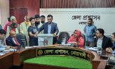 নোয়াখালীতে পোষ্টাল ব্যালট বক্স সিলগালা কার্যক্রম উদ্বোধন