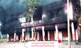 সেনবাগে দুর্বৃত্তের আগুনে সরকারি প্রাথমিক বিদ্যালয় পুড়ে ছাই