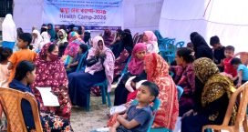গান্ধীর প্রয়াণ দিবসে সোনাইমুড়িতে ফ্রি স্বাস্থ্য ক্যাম্প