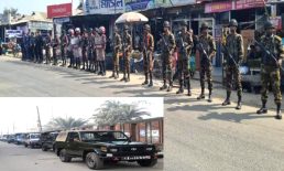 নির্বাচন ঘিরে নোয়াখালীতে যৌথবাহিনীর টহল শুরু