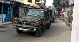 জাতীয় সংসদ নির্বাচন ও গণভোটে শান্তি-শৃঙ্খলা রক্ষায় সেনবাগে যৌথ বাহিনীর মহড়া, জনমনে স্বস্তি