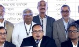 মোহামেডানের সভাপতি বরকত উল্লাহ বুলু, ডাইরেক্টর ইন-চার্জ লোকমান হোসেন