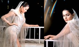 থাই স্লিট ড্রেসে উষ্ণতা ছড়াচ্ছেন প্রিয়াঙ্কা