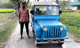 বিদেশি জিপ তৈরি করে চমক সৃষ্টি করেছেন সুবর্ণচরের বাসিন্দা রিয়াজ উদ্দিন