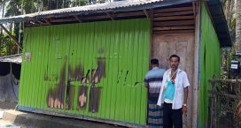সম্পত্তি বিরোধে ধর্মপুরে বসতঘরে হামলা – ভাঙচুর, আহত ১