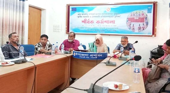 সদরে গ্রাম আদালত বিষয়ে গণসচেতনতা বাড়াতে কর্মশালা