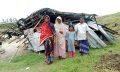 সুবর্ণচরে কালবৈশাখী ঝড়ে নিয়ে গেল ঘর, খোলা আকাশের এক পরিবারের