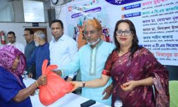 ঈদুল আজহা উপলক্ষে ডায়াবেটিক সমিতির গোশত বিতরণ